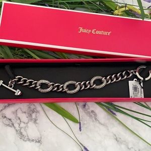 NWT Juicy Couture Silver Link Bracelet